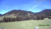 Archived image Webcam Diedamskopf - Button lift Ahorn 13:00