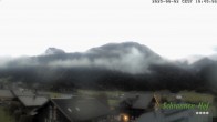 Archiv Foto Webcam Schoppernau - Zitterklapfen 19:00