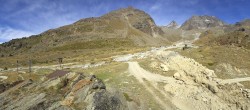 Archiv Foto Webcam Saas-Grund Hohsaas Mittelstation Kreuzboden 13:00