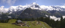 Archiv Foto Webcam Schilthorn Allmendhubel Panoramablick 11:00