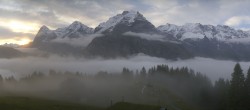 Archiv Foto Webcam Schilthorn Allmendhubel Panoramablick 06:00
