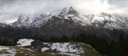 Archiv Foto Webcam Schilthorn Allmendhubel Panoramablick 13:00