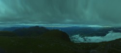 Archiv Foto Webcam Chäserrugg: Blick vom Gipfel 05:00
