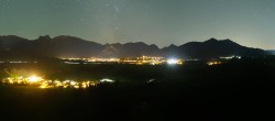 Archiv Foto Webcam Pfronten - Burgruine Eisenberg 21:00