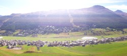 Archiv Foto Webcam Livigno: Skiort und Mottolino Fun Mountain 09:00