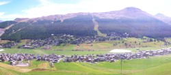Archiv Foto Webcam Livigno: Skiort und Mottolino Fun Mountain 11:00