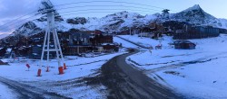 Archiv Foto Webcam Les 3 Vallées - Talstation Val Thorens 06:00
