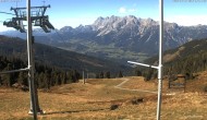 Archived image Webcam Hauser Kaibling (Styria) - Top station chairlift &#39;Alm 6er&#39; 13:00