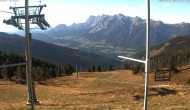 Archived image Webcam Hauser Kaibling (Styria) - Top station chairlift &#39;Alm 6er&#39; 15:00