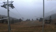 Archiv Foto Webcam Hauser Kaibling: Bergstation Sessellift Alm 6er 05:00