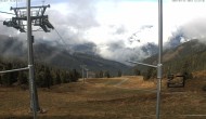 Archiv Foto Webcam Hauser Kaibling: Bergstation Sessellift Alm 6er 11:00