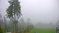 Archived image Webcam Hauser Kaibling (Styria) - Downhill Höfi Express 08:00