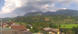 Archived image Webcam Panoramic view from hotel Herrschaftstaverne towards village Haus im Ennstal, Styria 09:00