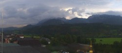 Archived image Webcam Panoramic view from hotel Herrschaftstaverne towards village Haus im Ennstal, Styria 17:00