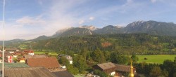 Archived image Webcam Panoramic view from hotel Herrschaftstaverne towards village Haus im Ennstal, Styria 07:00