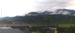 Archived image Webcam Panoramic view from hotel Herrschaftstaverne towards village Haus im Ennstal, Styria 10:00