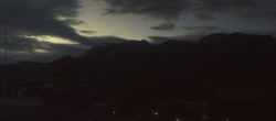 Archived image Webcam Panoramic view from hotel Herrschaftstaverne towards village Haus im Ennstal, Styria 19:00