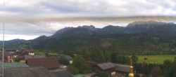 Archived image Webcam Panoramic view from hotel Herrschaftstaverne towards village Haus im Ennstal, Styria 07:00