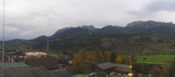 Archived image Webcam Panoramic view from hotel Herrschaftstaverne towards village Haus im Ennstal, Styria 11:00