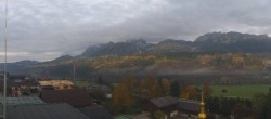 Archived image Webcam Panoramic view from hotel Herrschaftstaverne towards village Haus im Ennstal, Styria 07:00
