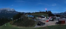 Archived image Webcam Panorama Astberg - SkiWelt Wilder Kaiser 23:00