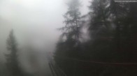 Archiv Foto Webcam Grächen: Blick auf Charles Kuonen Hängebrücke 09:00
