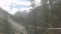 Archived image Webcam Grächen - Suspension Bridge 13:00