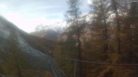 Archiv Foto Webcam Grächen: Blick auf Charles Kuonen Hängebrücke 09:00