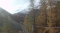Archiv Foto Webcam Grächen: Blick auf Charles Kuonen Hängebrücke 11:00