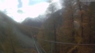 Archiv Foto Webcam Grächen: Blick auf Charles Kuonen Hängebrücke 15:00