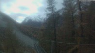 Archiv Foto Webcam Grächen: Blick auf Charles Kuonen Hängebrücke 17:00
