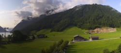Archiv Foto Webcam Achensee: Ausblick Romantik Hotel Wiesenhof 07:00