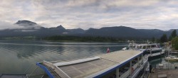 Archived image Webcam Wolfgangsee: jetty and rack railway station 05:00