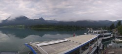 Archived image Webcam Wolfgangsee: jetty and rack railway station 06:00