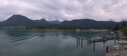 Archiv Foto Webcam Wolfgangsee: Schifffahrt Anlegesteg und Schafbergbahn 09:00