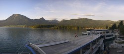 Archived image Webcam Wolfgangsee: jetty and rack railway station 06:00
