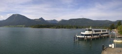 Archived image Webcam Wolfgangsee: jetty and rack railway station 07:00