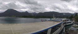 Archived image Webcam Wolfgangsee: jetty and rack railway station 07:00