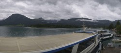 Archived image Webcam Wolfgangsee: jetty and rack railway station 08:00