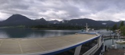 Archived image Webcam Wolfgangsee: jetty and rack railway station 09:00