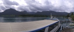 Archived image Webcam Wolfgangsee: jetty and rack railway station 11:00