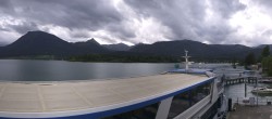 Archived image Webcam Wolfgangsee: jetty and rack railway station 13:00