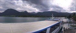 Archived image Webcam Wolfgangsee: jetty and rack railway station 15:00