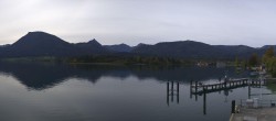 Archived image Webcam Wolfgangsee: jetty and rack railway station 11:00