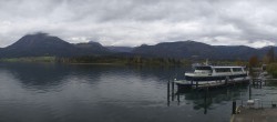 Archiv Foto Webcam Wolfgangsee: Schifffahrt Anlegesteg und Schafbergbahn 11:00