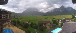 Archived image Webcam Zugspitze view - Hotel Post 13:00