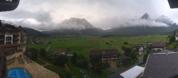 Archiv Foto Webcam Hotel Post Lermoos: Zugspitze 06:00