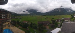 Archiv Foto Webcam Hotel Post Lermoos: Zugspitze 09:00