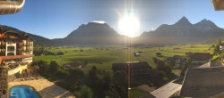 Archived image Webcam Zugspitze view - Hotel Post 07:00