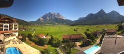 Archived image Webcam Zugspitze view - Hotel Post 11:00